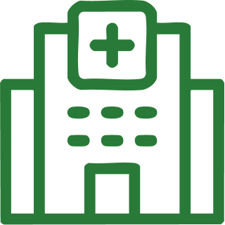 icona verde ospedale