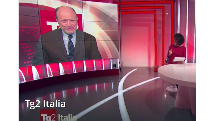 Arturo Guarino ospite di TG2 Italia