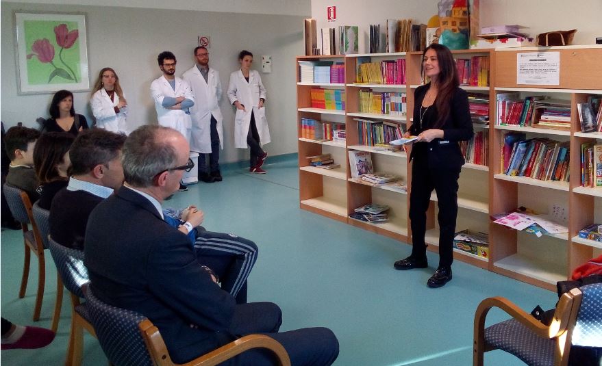Giusy Versace visita l’area pediatrica dell’ASST Gaetano Pini-CTO