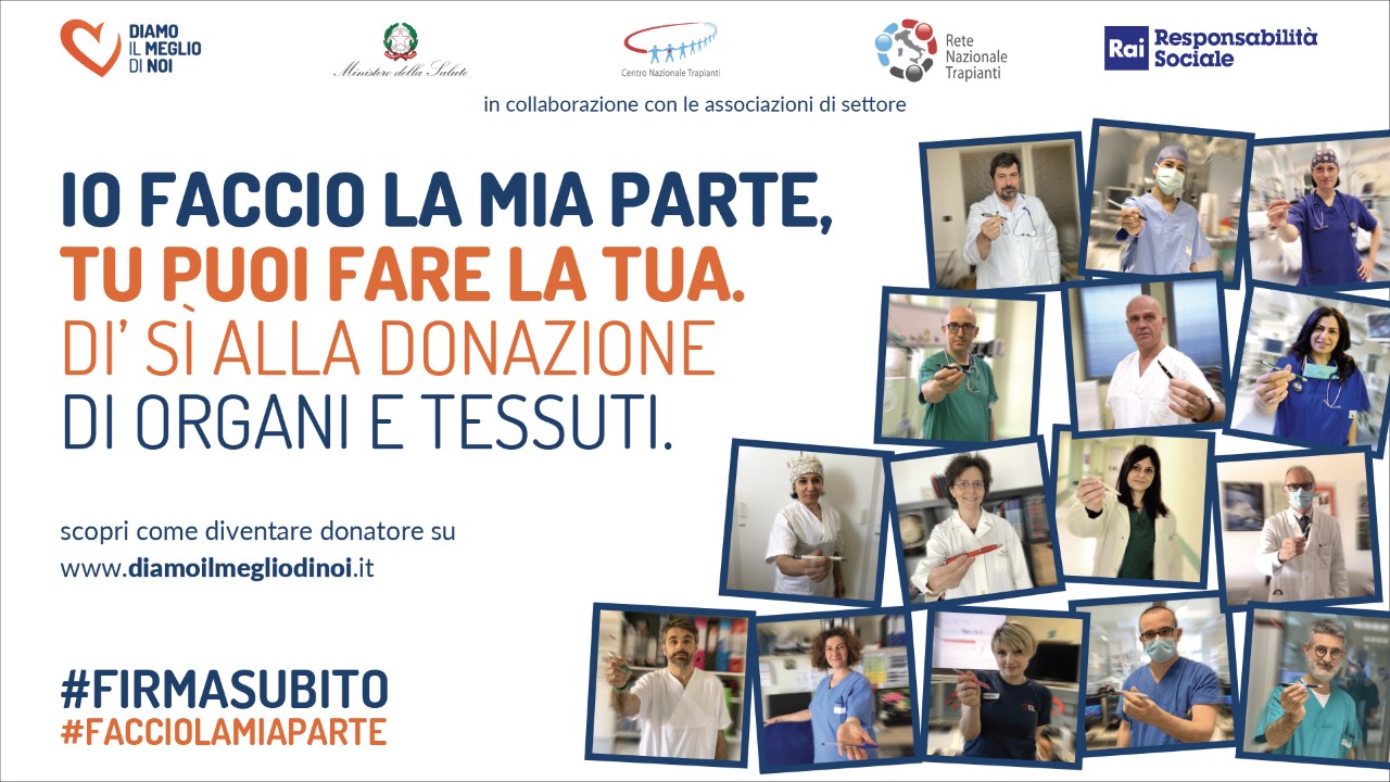 Giornata Nazionale della donazione di organi e tessuti: l’appello di medici e infermieri