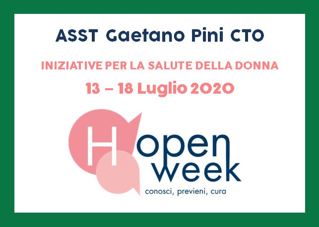 Settimana dedicata alla salute della donna