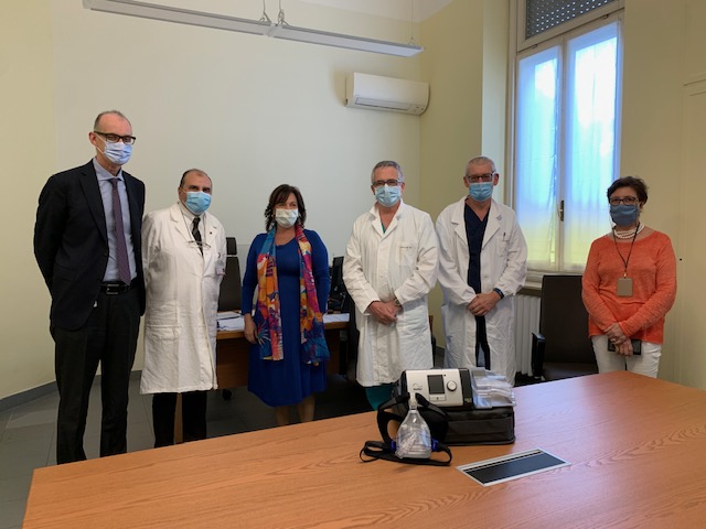 Il Rotary dona un ventilatore all'ASST Pini-CTO