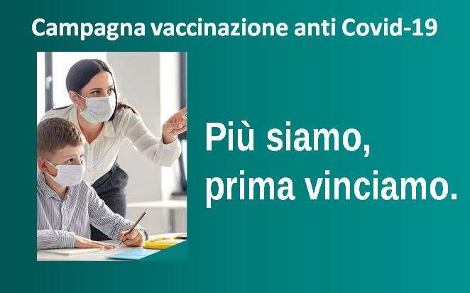 Accesso diretto alla vaccinazione anti Covid-19 per i ragazzi dai 12 ai 19 anni