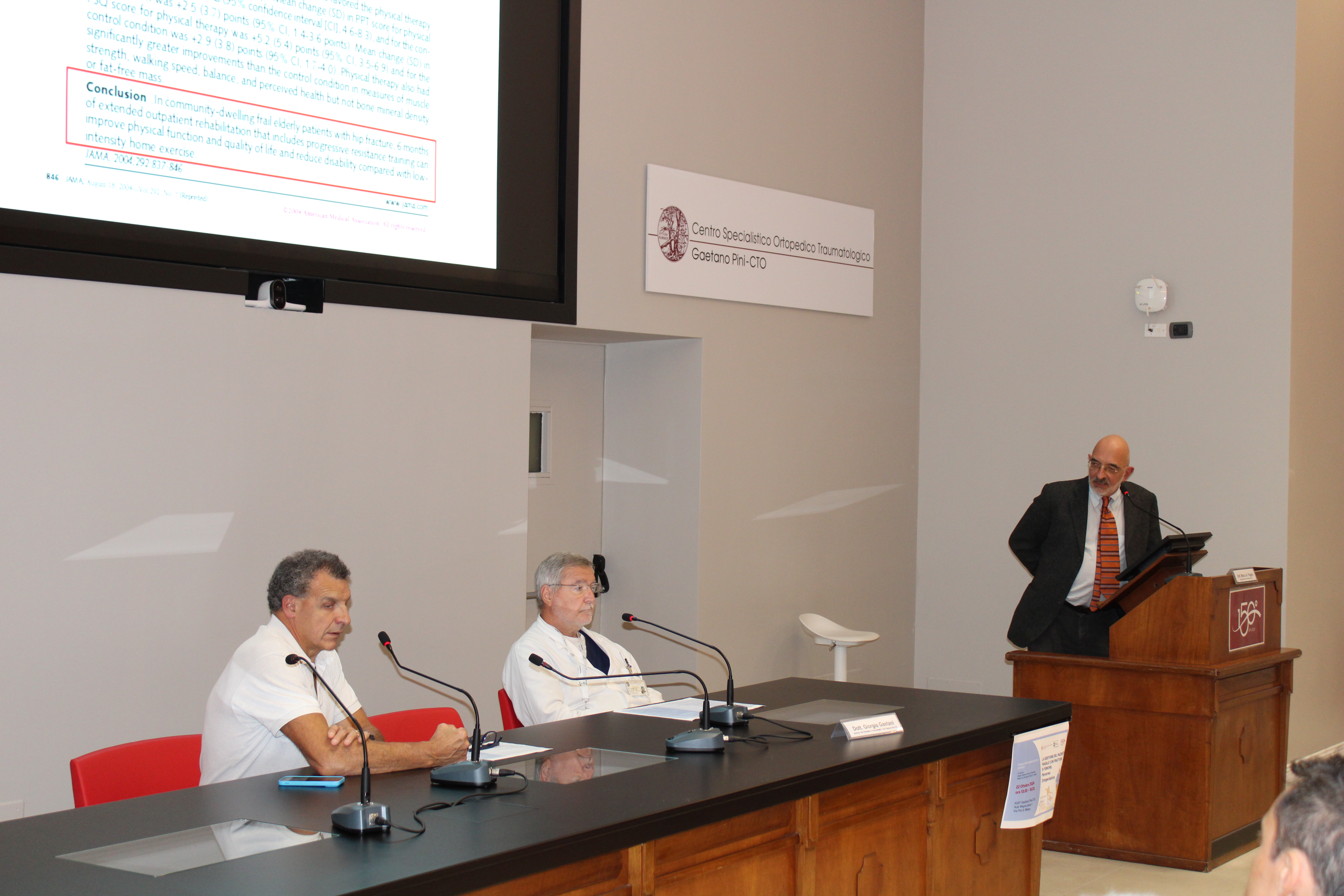 AL GAETANO PINI UN CONVEGNO SULLA GESTIONE DEL PAZIENTE FRAGILE CON FRATTURA DI FEMORE