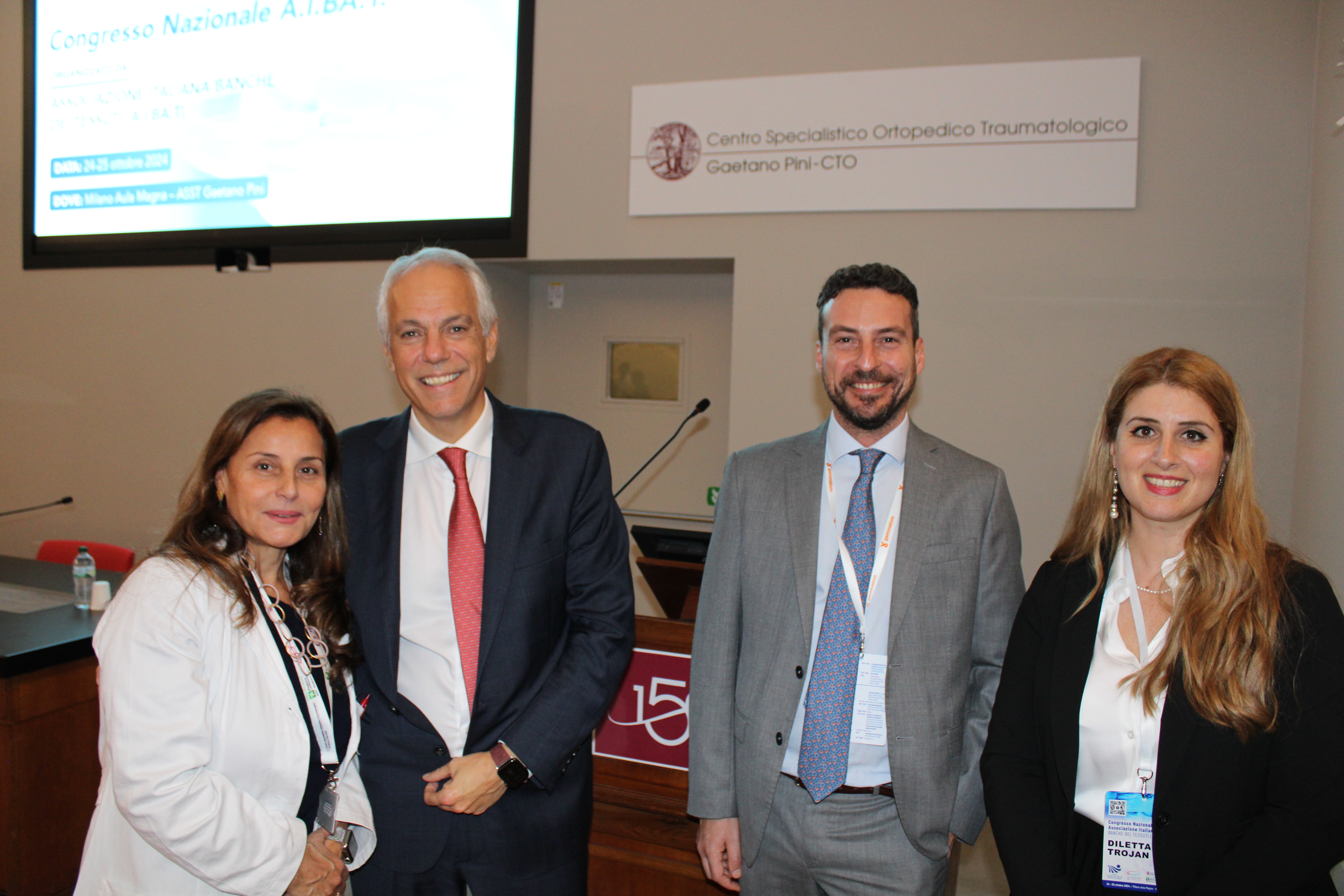 ASST GAETANO PINI-CTO OSPITA IL CONGRESSO NAZIONALE A.I.BA.T. ASSOCIAZIONE ITALIANA BANCHE DEI TESSUTI