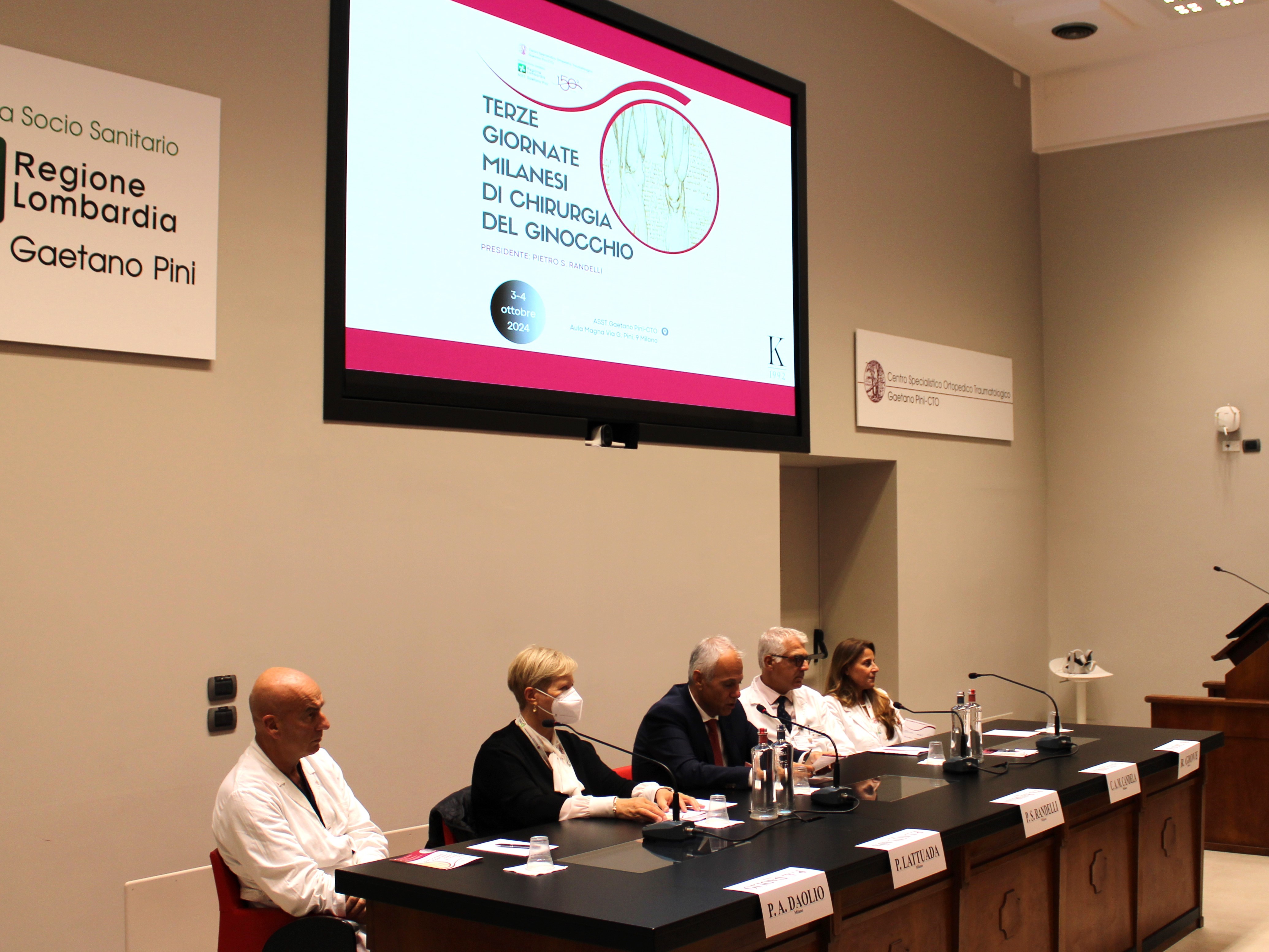 TERZE GIORNATE MILANESI DI CHIRURGIA DEL GINOCCHIO, FORMAZIONE E INNOVAZIONE AL GAETANO PINI