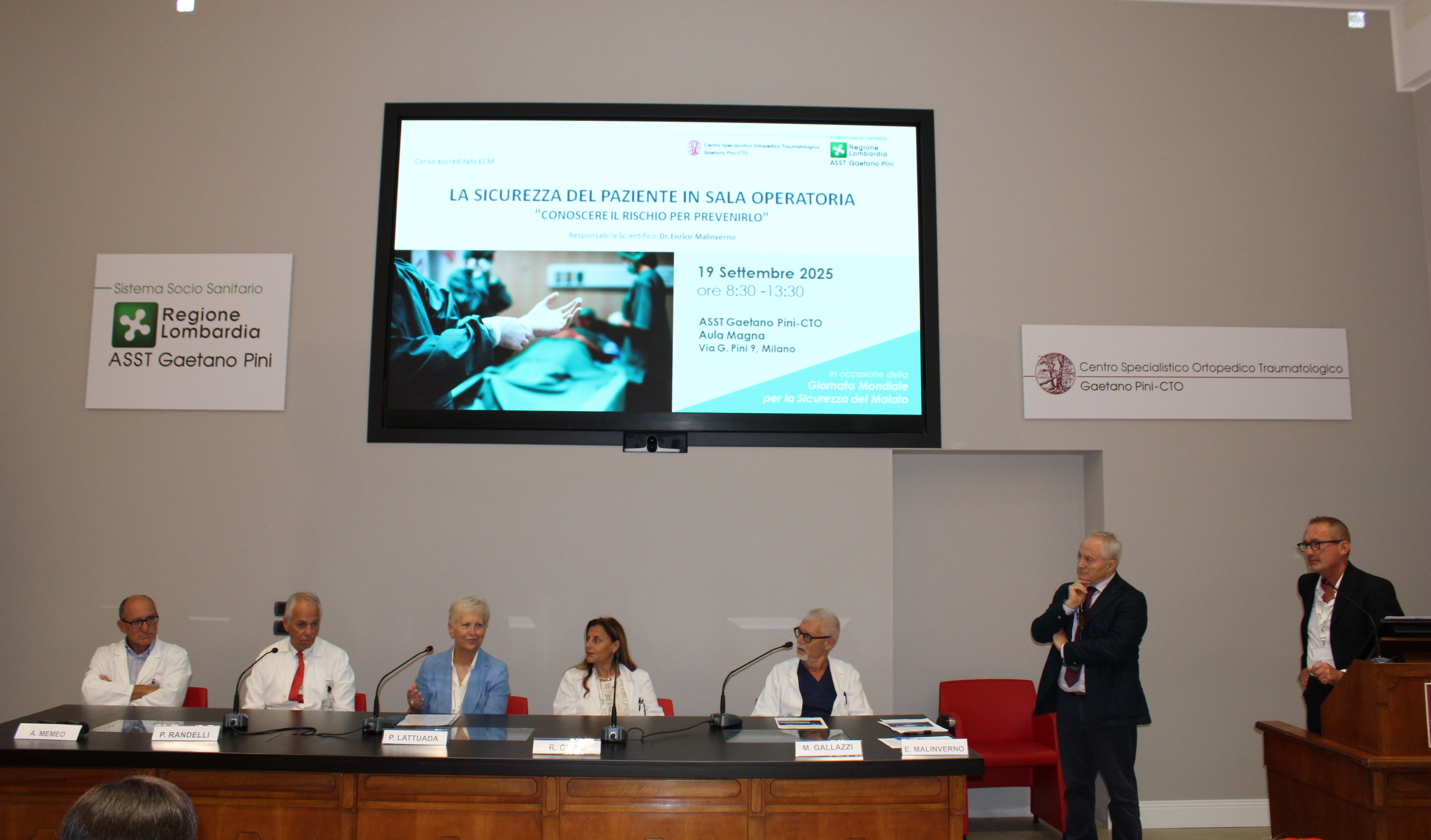 AL PINI GIORNATA MONDIALE PER LA SICUREZZA DEL MALATO “LA SICUREZZA DEL PAZIENTE IN SALA OPERATORIA: CONOSCERE IL RISCHIO PER PREVENIRLO”