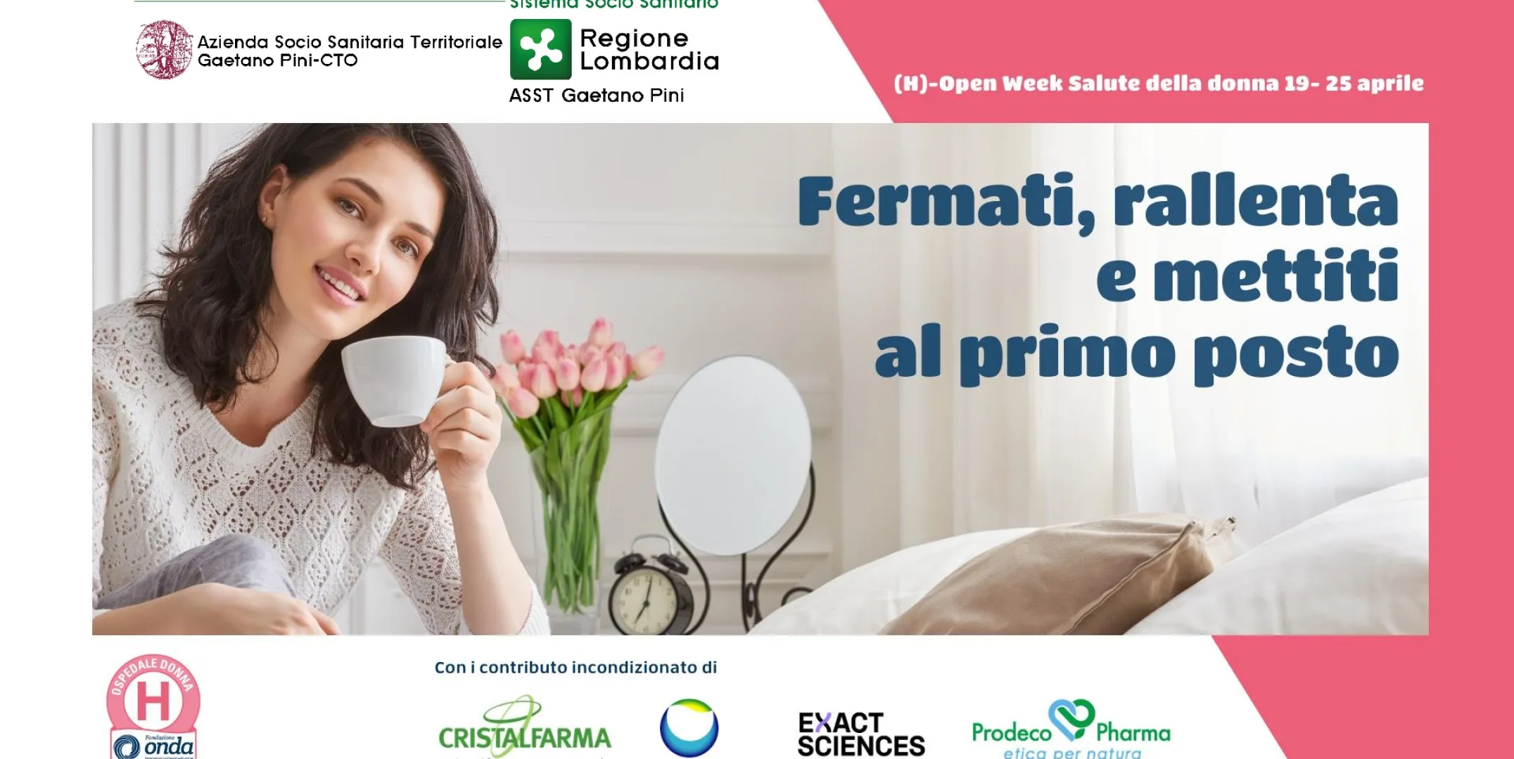 Giornata della Salute della Donna: gli eventi dell’ASST Pini-CTO dal 19 al 25 aprile